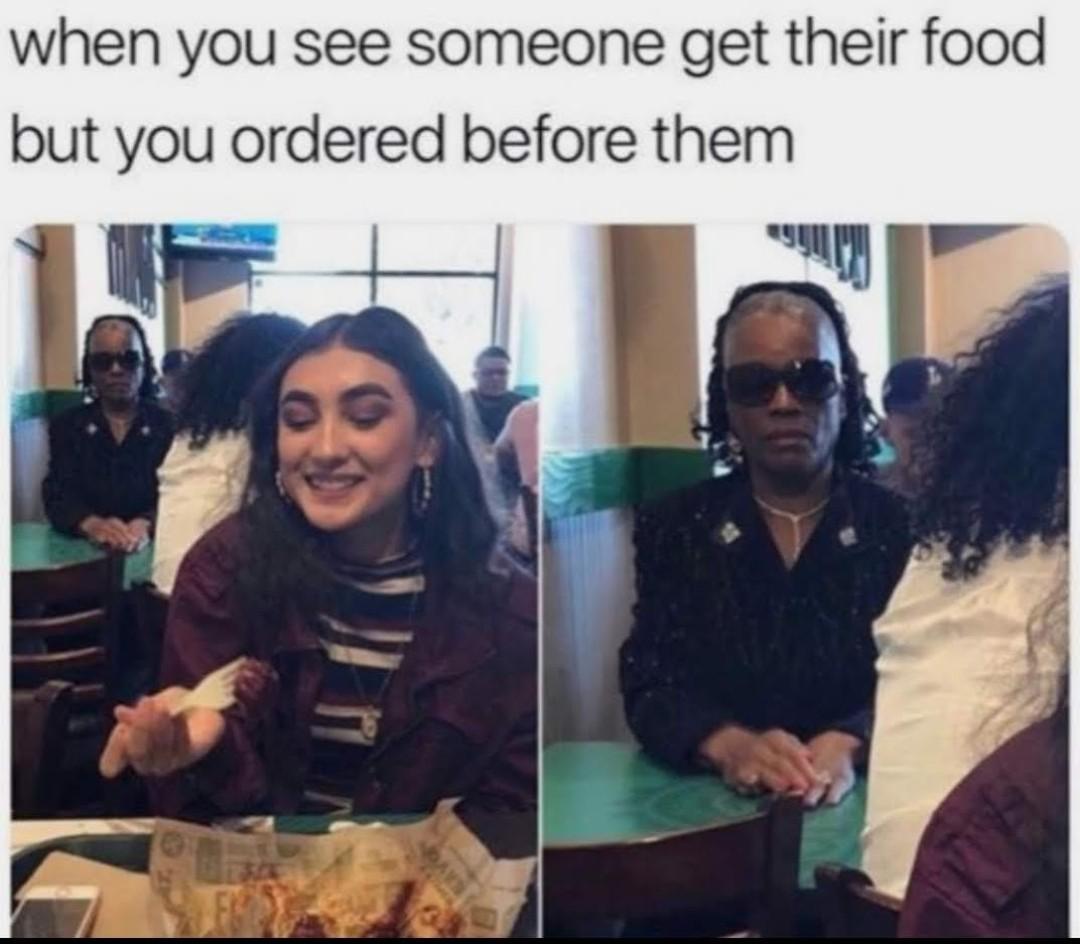 dank memes - blasia meme - when you see someone get their food but you ordered before them Kus