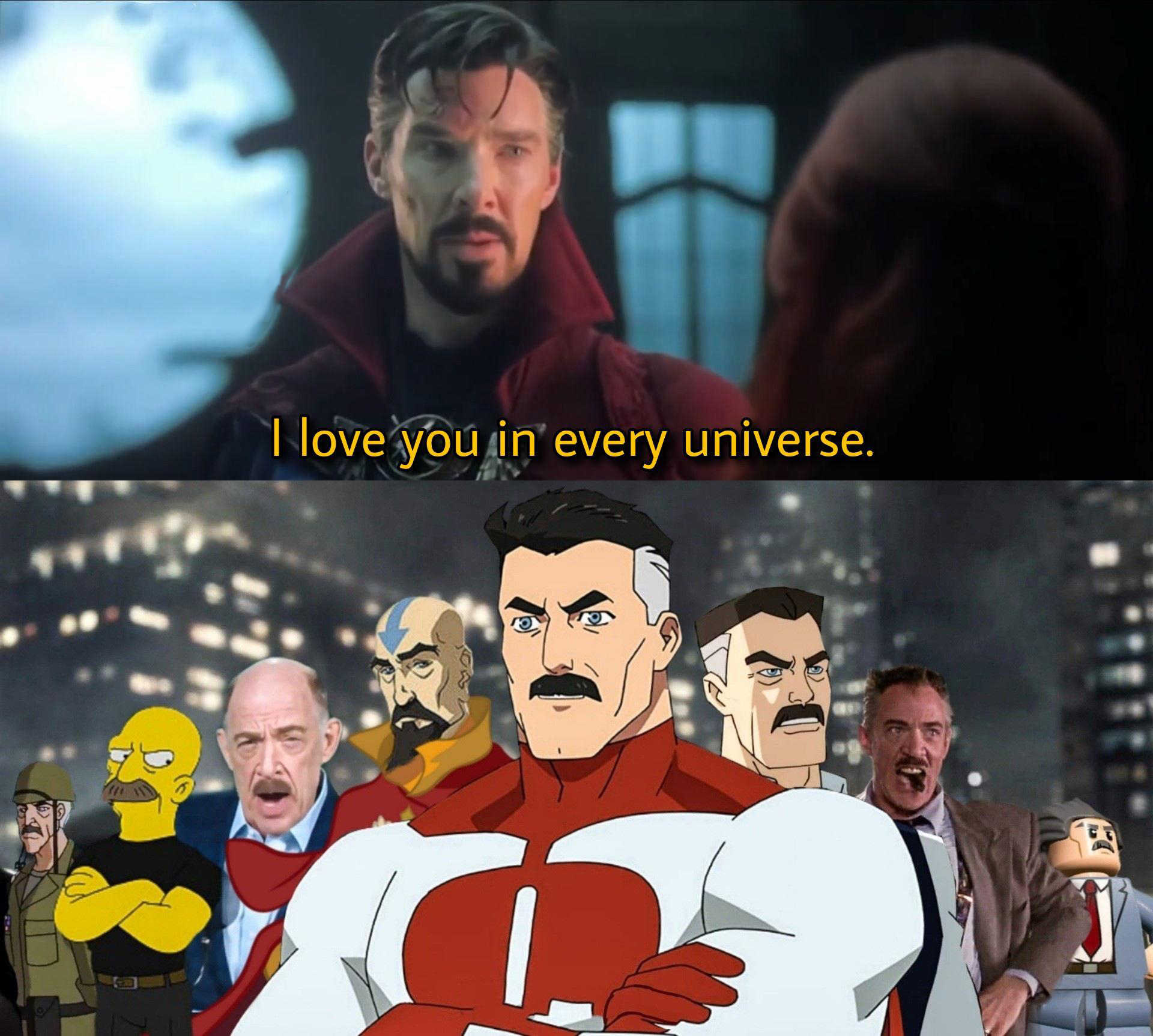 dank memes - J.K. Simmons - I love you in every universe.