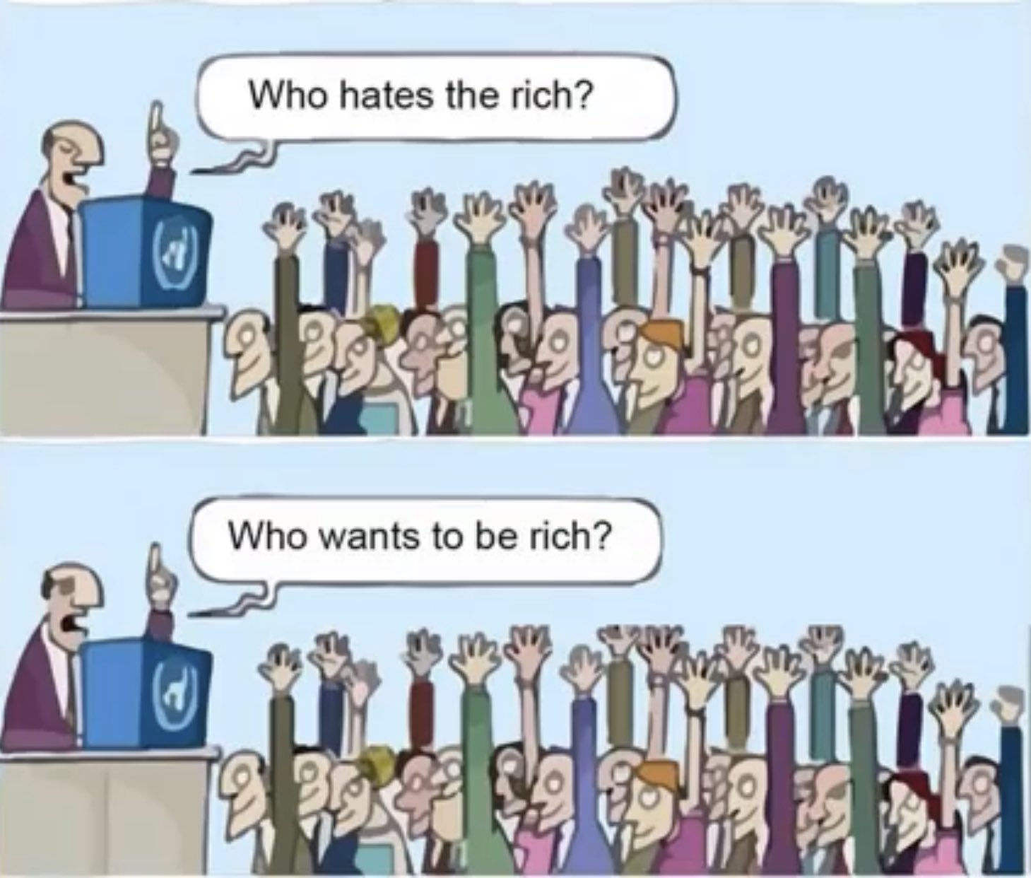 funny memes - dank memes - squid game comic meme - Who hates the rich? Who wants to be rich? Tort