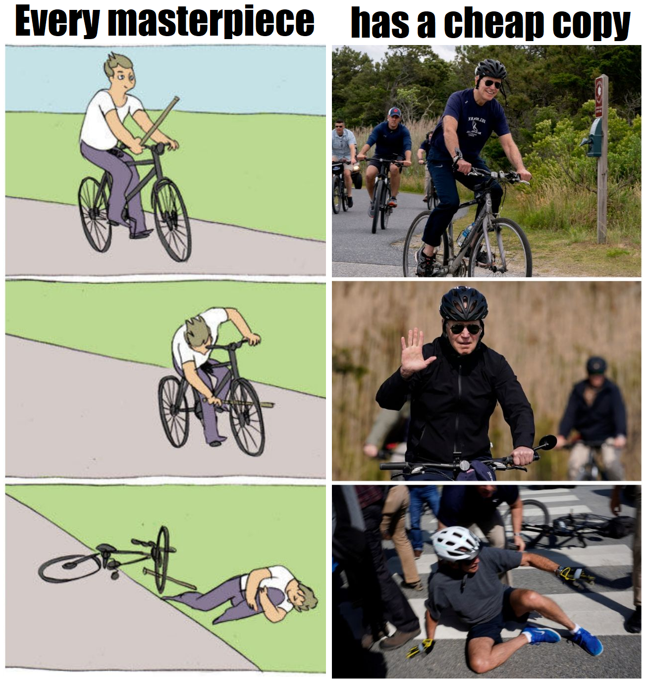 funny memes - run as admin meme - Every masterpiece has a cheap copy Jh