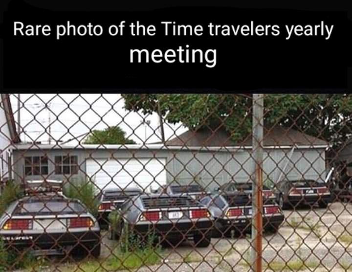 dank memes - funny memes - meeting of time travelers - Rare photo of the Time travelers yearly meeting