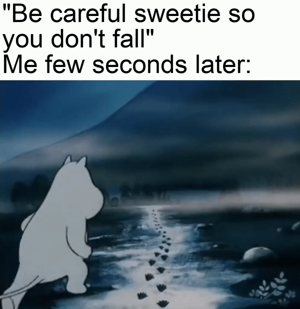 funny memes - dank memes - arctic ocean - "Be careful sweetie so you don't fall" Me few seconds later