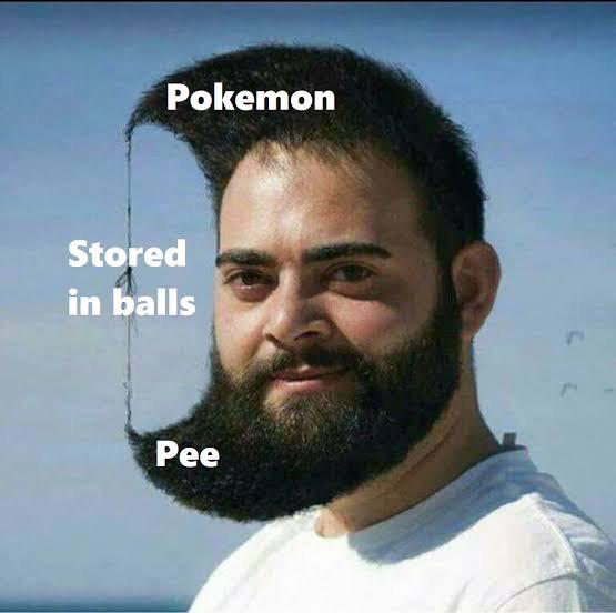 funny memes - can t be meme - Pokemon Stored in balls Pee