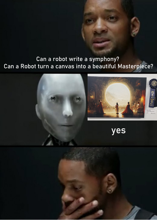 dank memes - head - Can a robot write a symphony? Can a Robot turn a canvas into a beautiful Masterpiece? yes