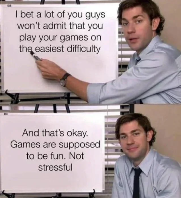 daily dose of randoms - office thank you memes - I bet a lot of you guys won't admit that you play your games on the easiest difficulty And that's okay. Games are supposed to be fun. Not stressful
