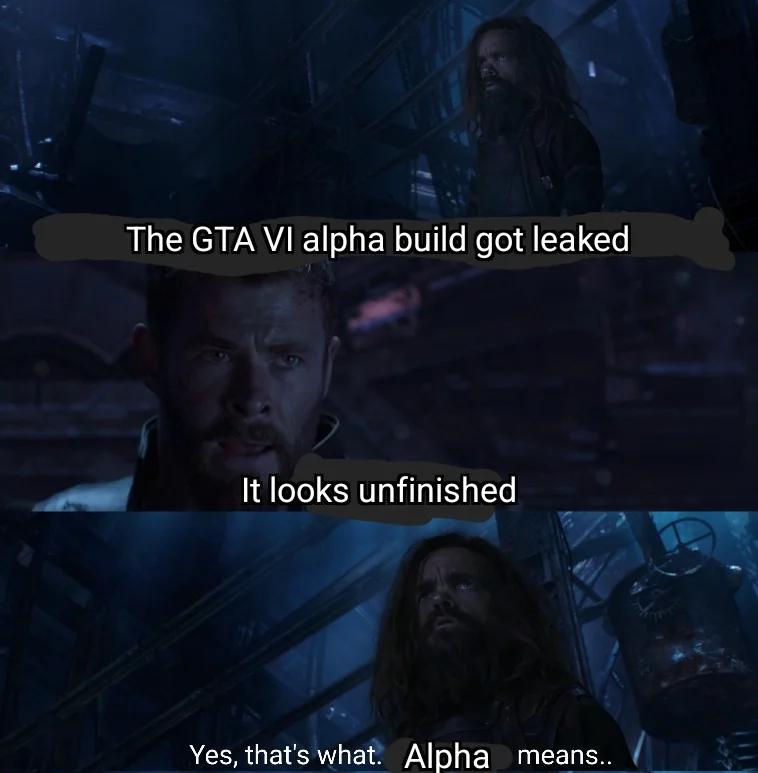 daily dose of randoms - visual effects - The Gta Vi alpha build got leaked It looks unfinished Yes, that's what. Alpha means..
