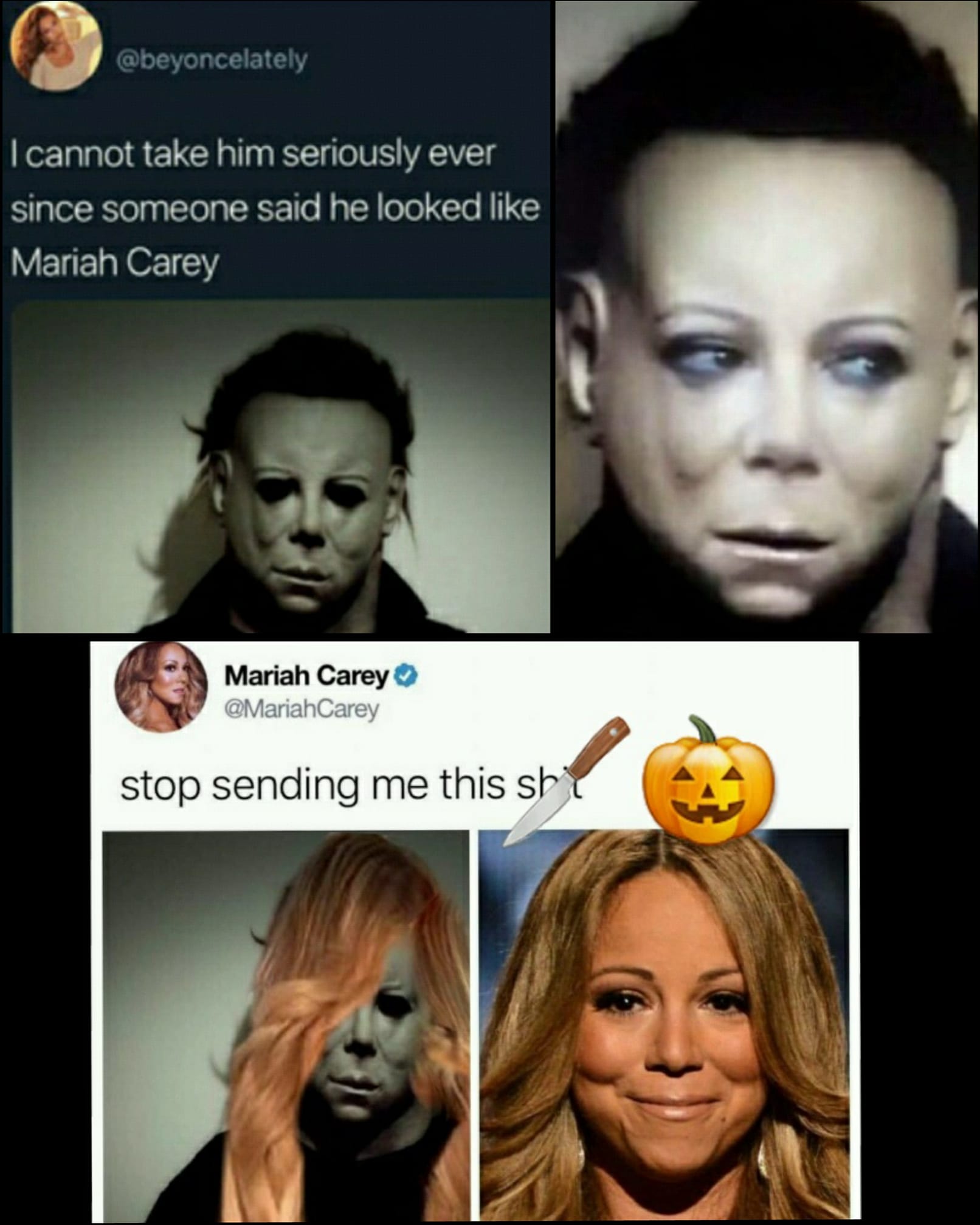 daily dose of randoms - Mariah Carey - I cannot take him seriously ever since someone said he looked Mariah Carey Mariah Carey Carey stop sending me this sh