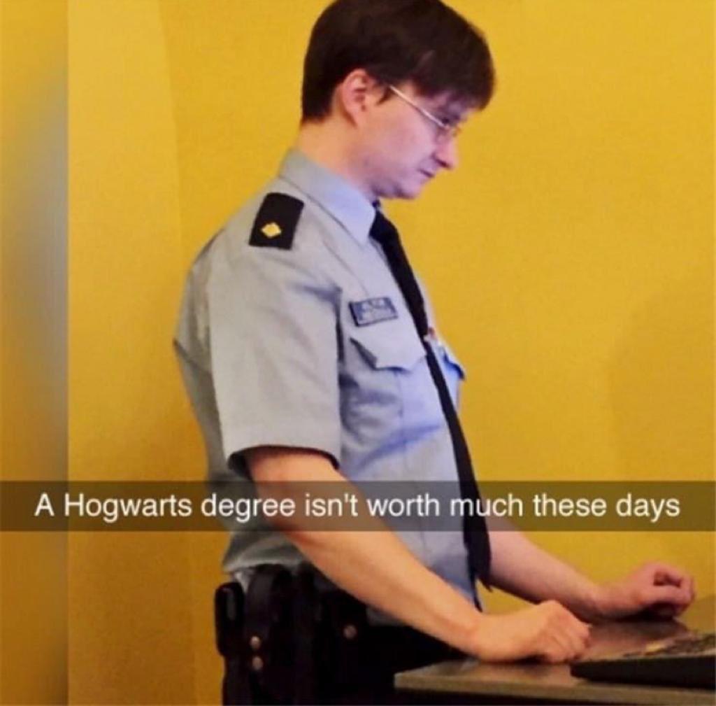 meme stream - hogwarts degree isn t worth much these days - A Hogwarts degree isn't worth much these days
