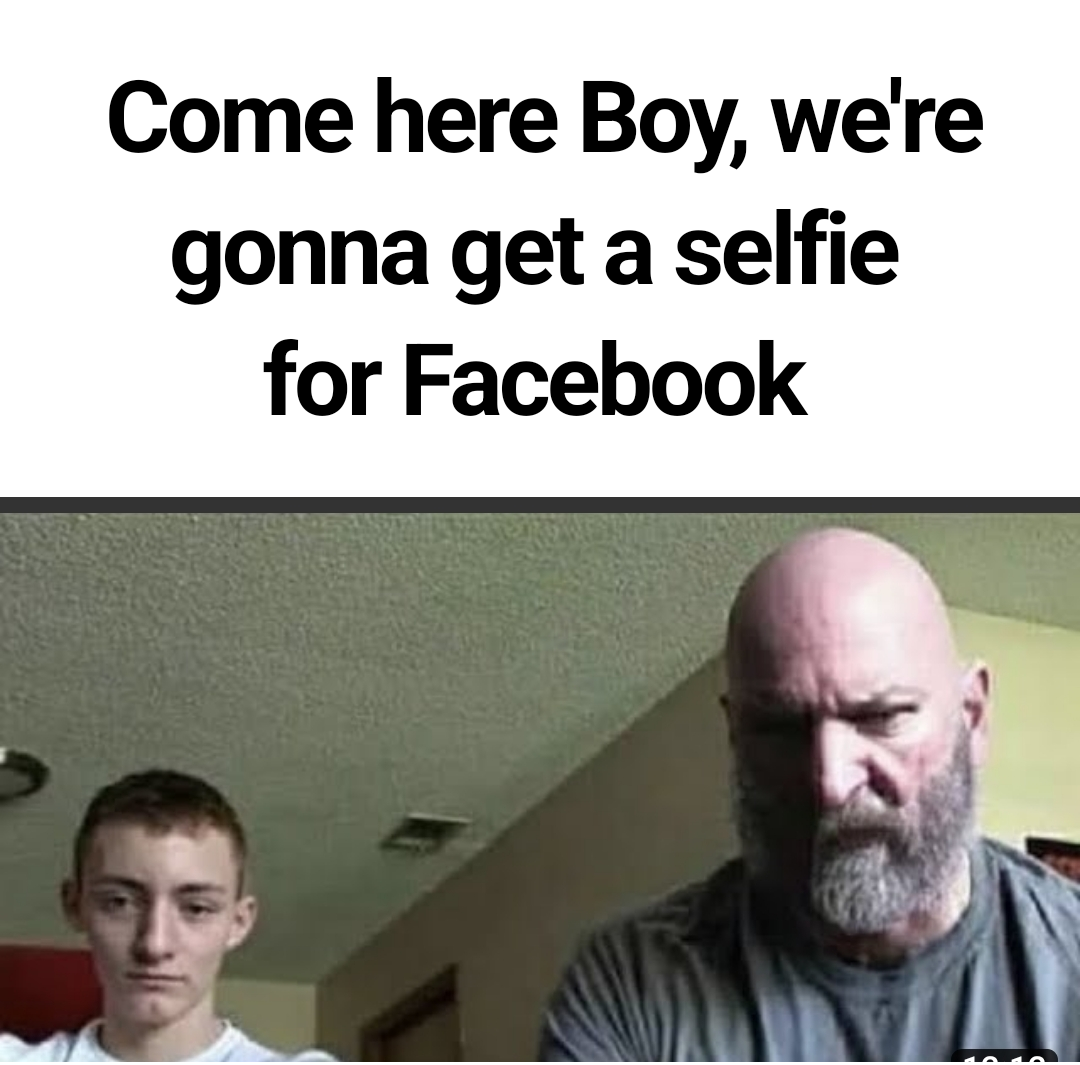 funny dank memes - live kratos and atreus reaction - Come here Boy, we're gonna get a selfie for Facebook