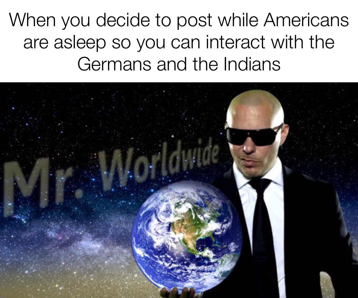 funny memes - wrong bus meme - When you decide to post while Americans are asleep so you can interact with the Germans and the Indians Mr. Worldwide