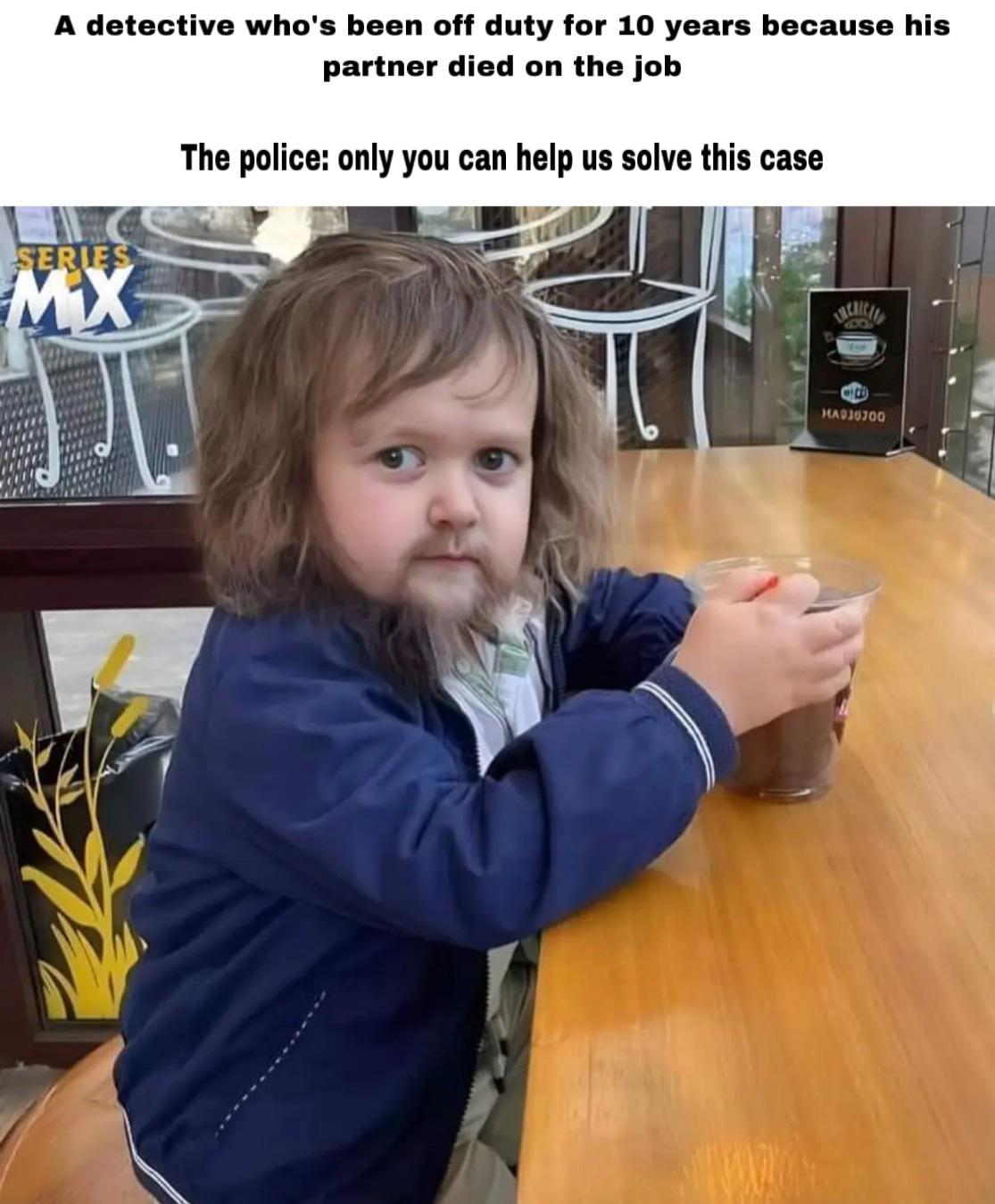 dank memes and pics - hasbulla magomedov - A detective who's been off duty for 10 years because his partner died on the job The police only you can help us solve this case Series Mx Encic HAD30300