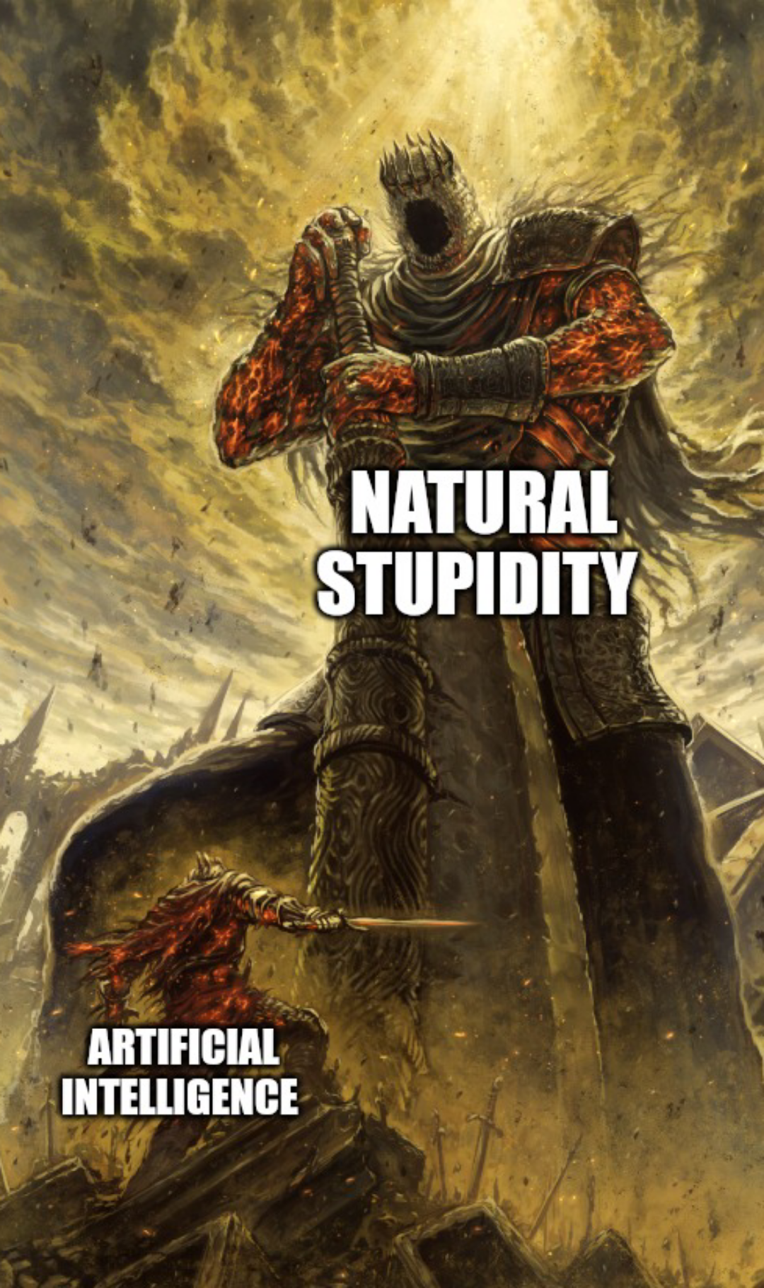 funny memes and pics - side quest meme - Artificial Intelligence Natural Stupidity