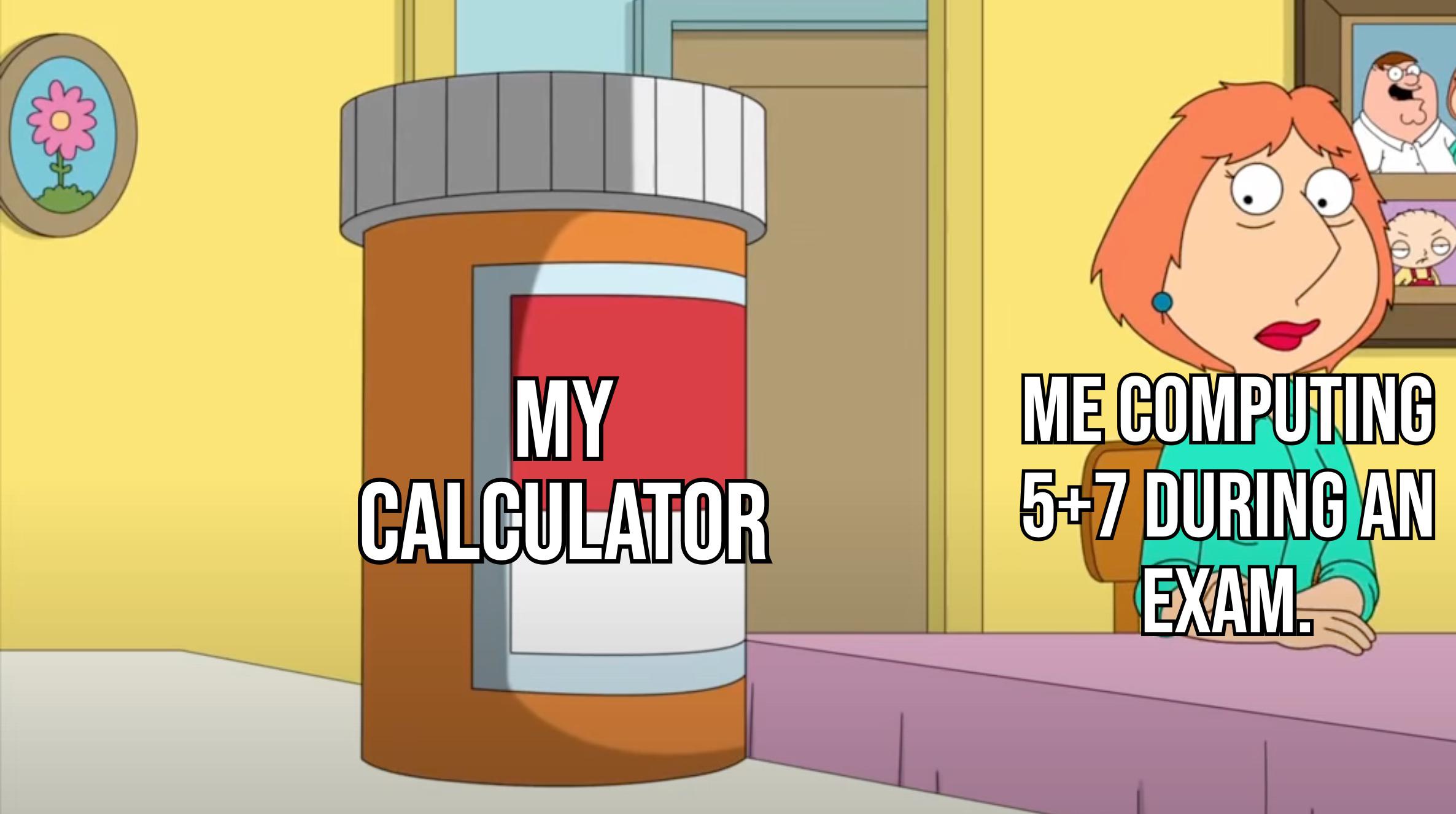 dank memes - cartoon - My Calculator Me Computing 57 During An Exam.