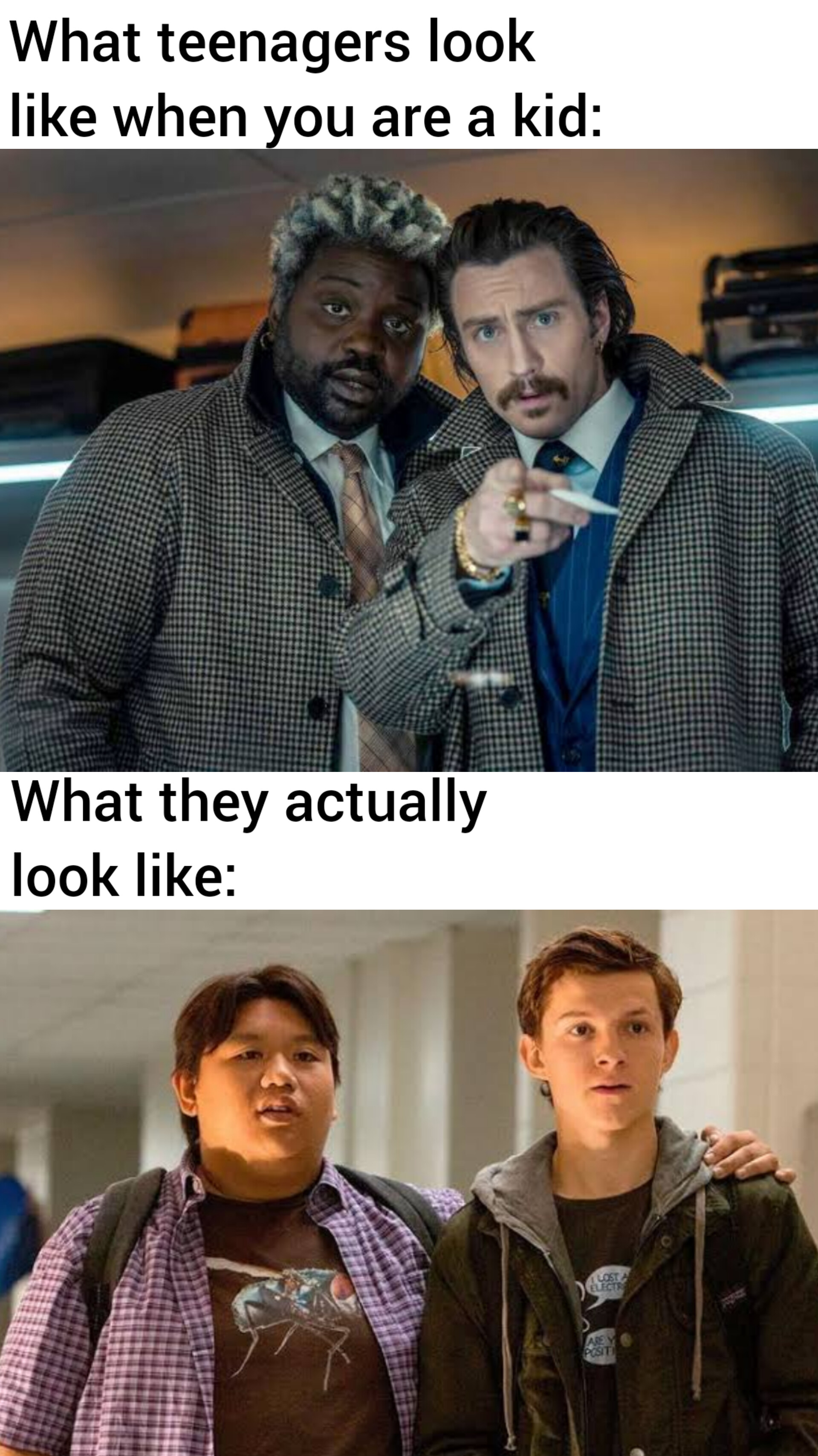 dank memes - jacob batalon spiderman - What teenagers look when you are a kid What they actually look