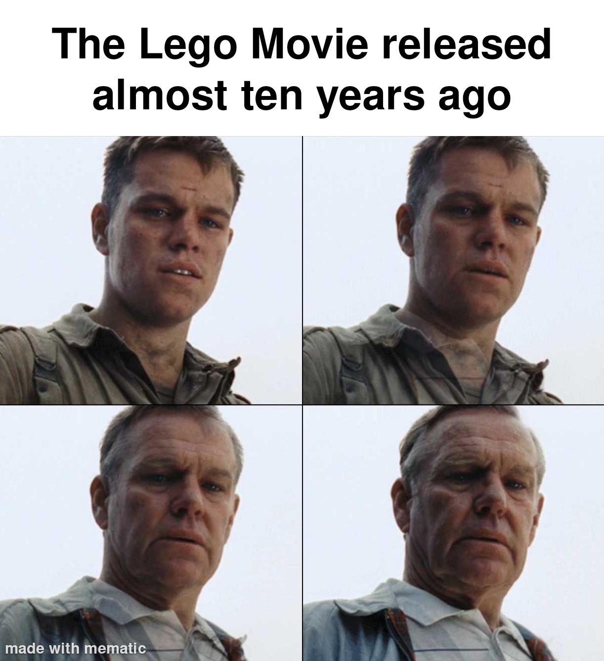 dank memes -  turning old meme - The Lego Movie released almost ten years ago made with mematic
