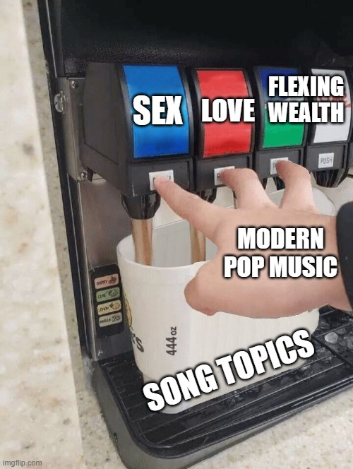 37 funny memes and pics -  2022 meme war - imgflip.com 1880 Dery Line Co Lohow Flexing Sex Love Wealth 444 oz Push Modern Pop Music Song Topics