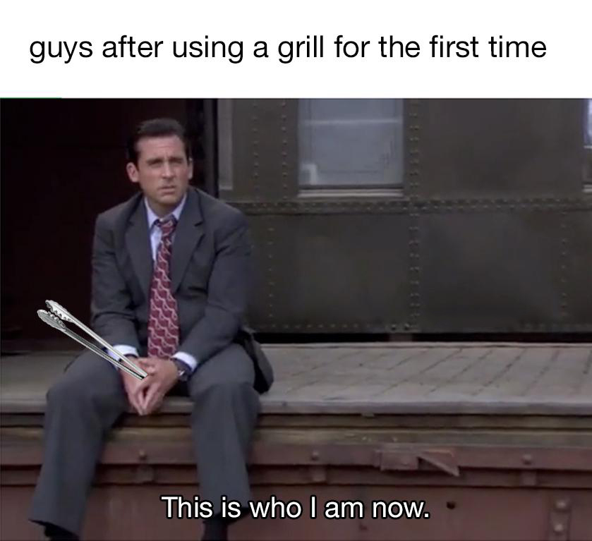 fresh memes --  public speaking - guys after using a grill for the first time Aaa Fro This is who I am now.
