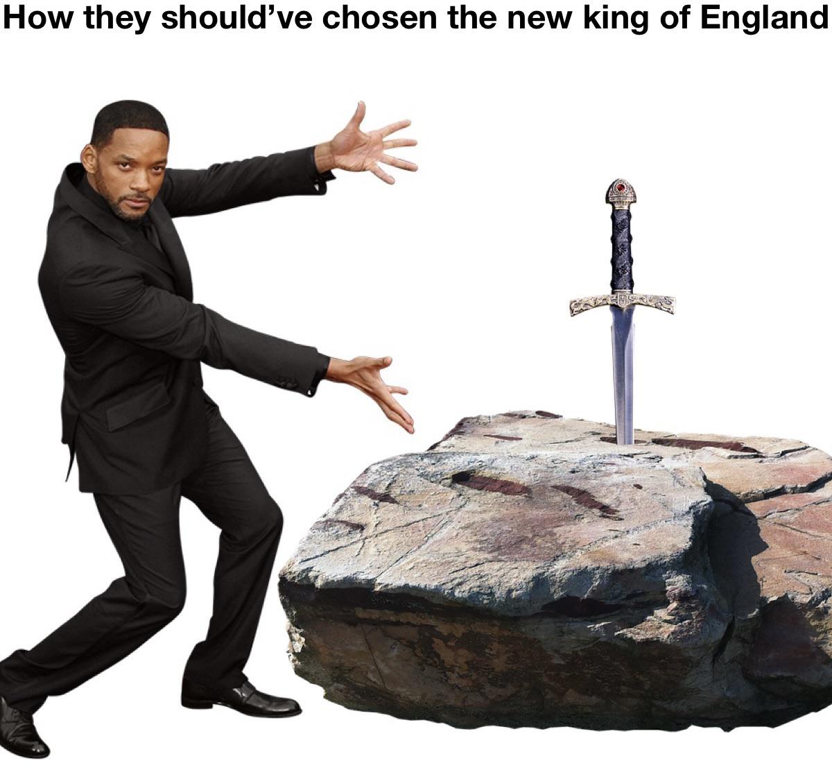 funny memes and pics - will smith showing off - How they should've chosen the new king of England