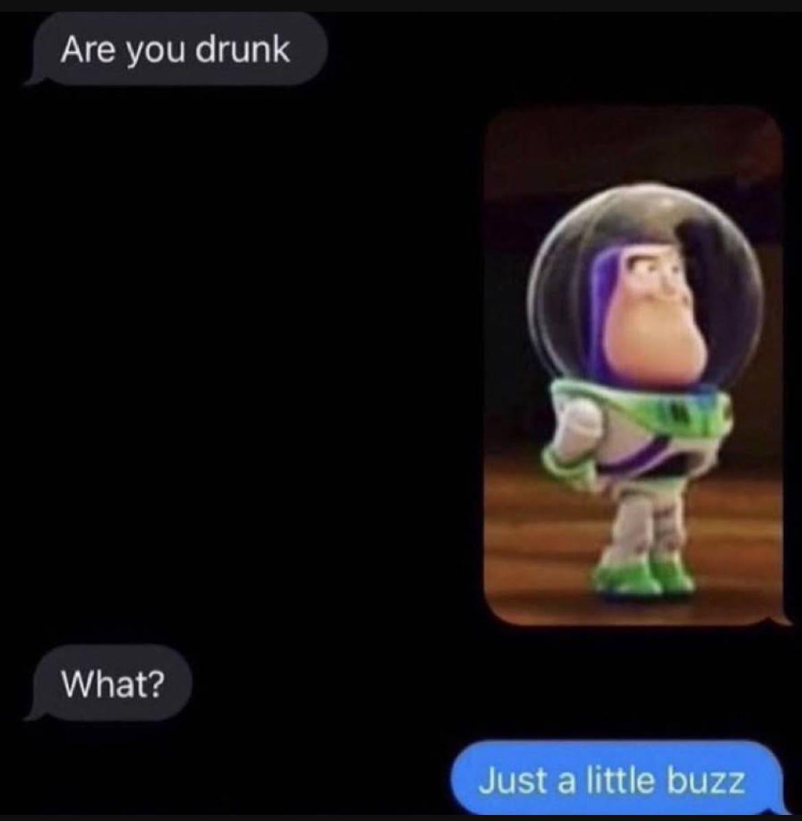 funny memes and pics - you drunk just a little buzz meme - Are you drunk What? Just a little buzz
