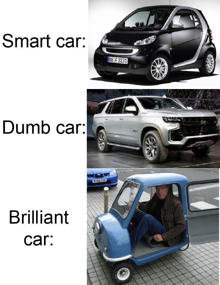 Funny and memes - Smart car Dumb car Brilliant car Bissxxe Bb F 2231 62 Ava