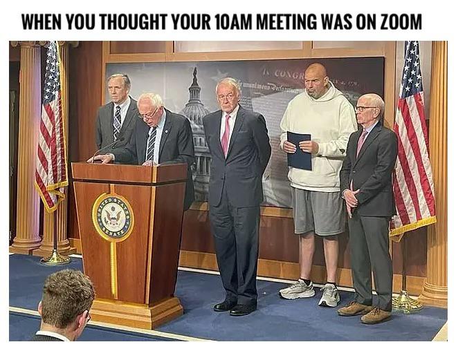 Funny and memes - kfc - When You Thought Your 10AM Meeting Was On Zoom Stateo Sited Congre