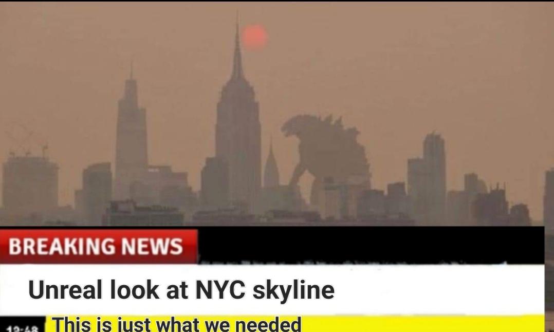 dank memes - skyline - Breaking News Unreal look at Nyc skyline This is just what we needed 1248