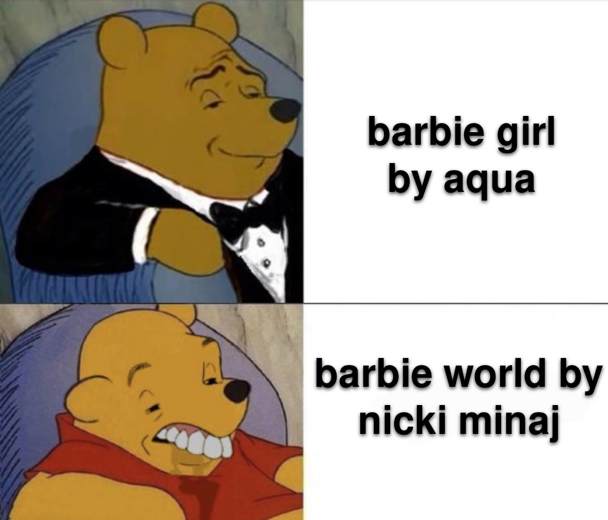 dank memes - cartoon - barbie girl by aqua barbie world by nicki minaj