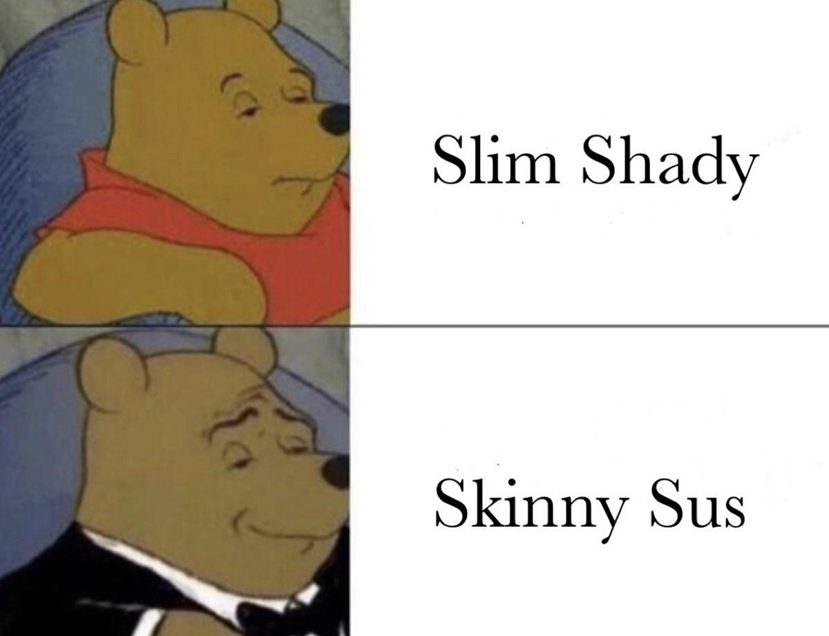 things we didn t see - Slim Shady Skinny Sus