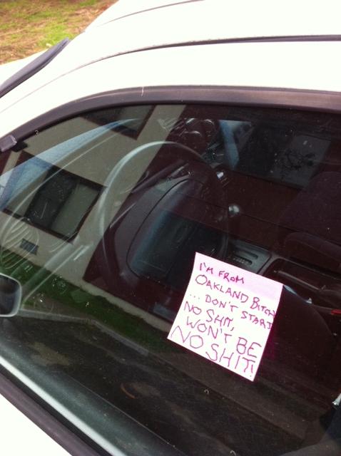 Notes Left on Cars