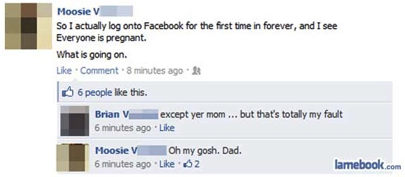 FB Embarrasing Parent Comments