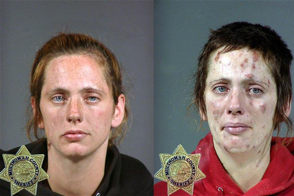 16 Before and After Drug Use Mug Shots