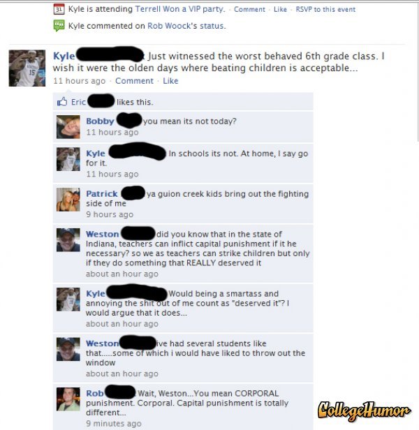 8 Hilarious Teacher Fails on Facebook