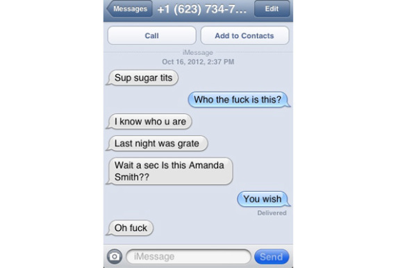 9 Sexts Sent To the Wrong Number