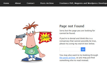 Creative 404 Error Pages