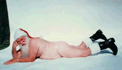 Santa Claus sees you when your masturbating