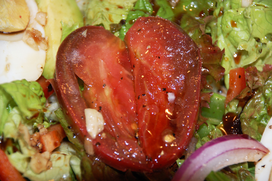 Salad with a Tomato Heart