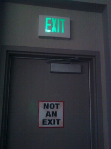 not an exit apparently 