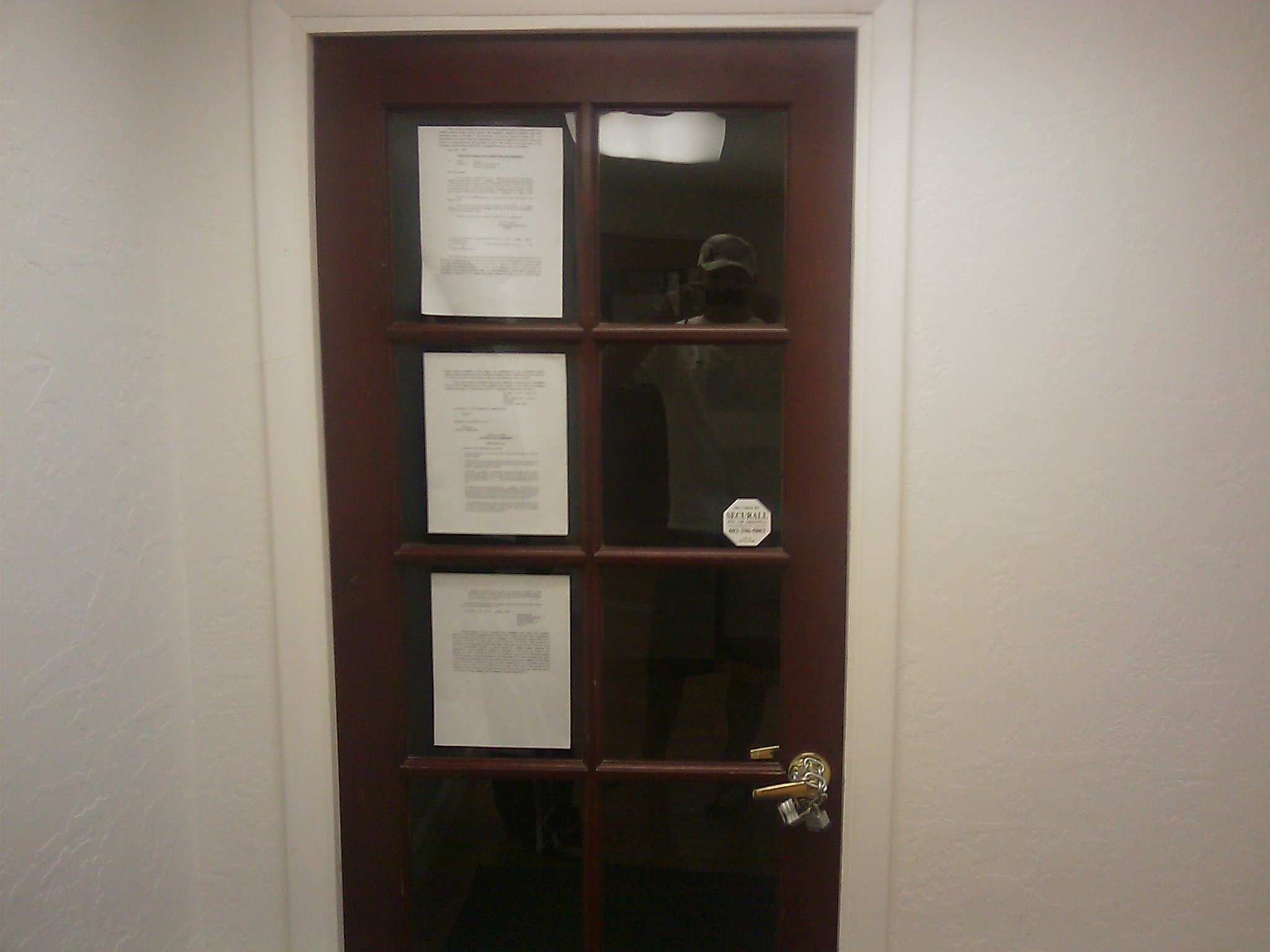 Evicted.....what?  April Fool's office prank