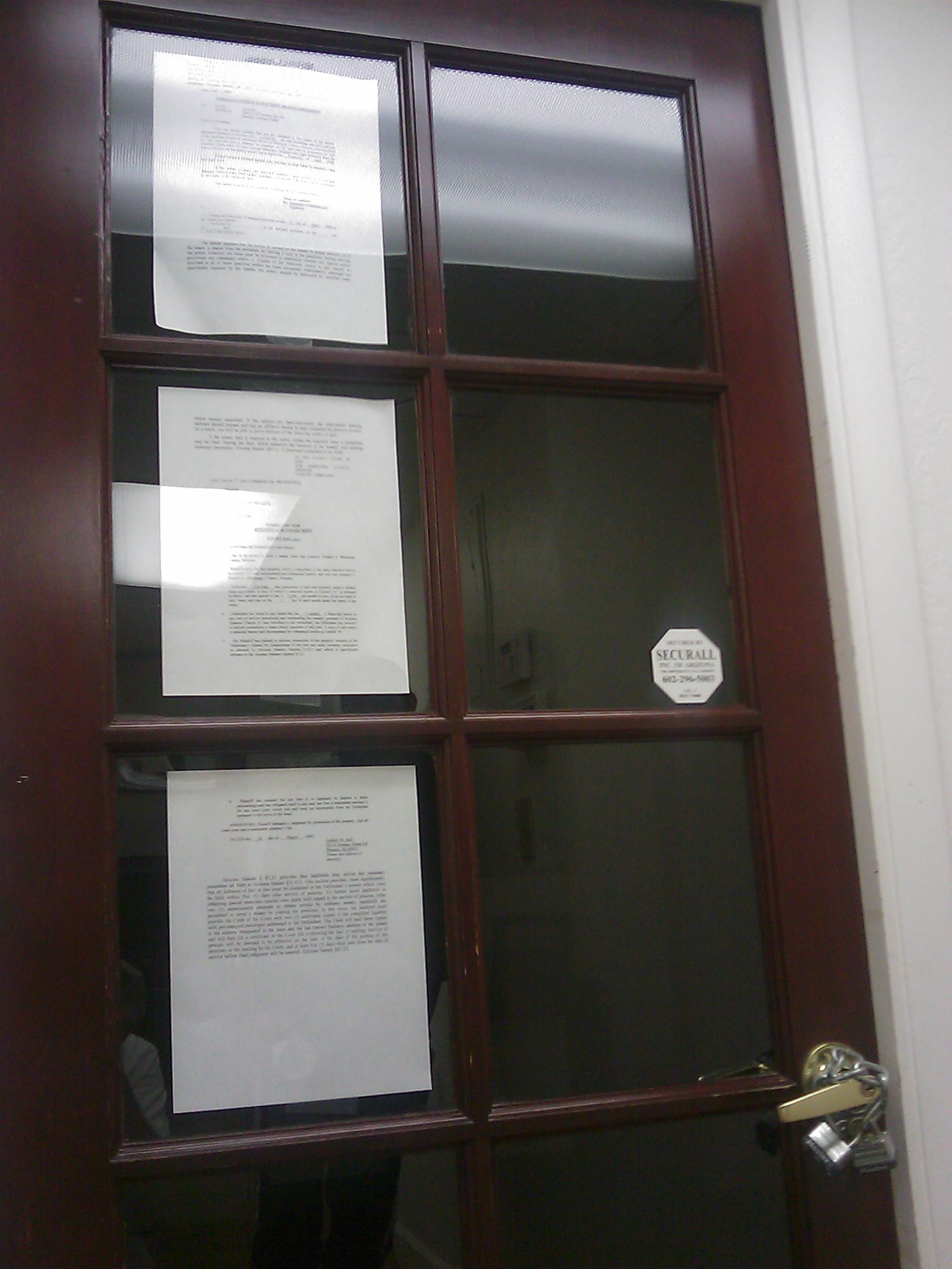 Evicted.....what?  April Fool's office prank