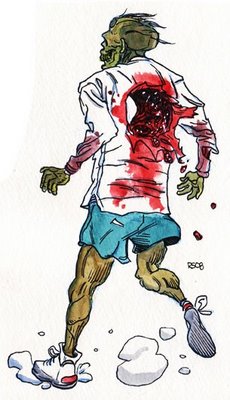 cool zombie art