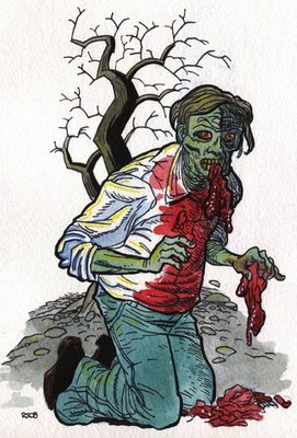 cool zombie art