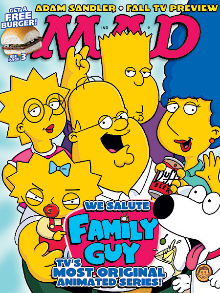 Mad cover of family guy