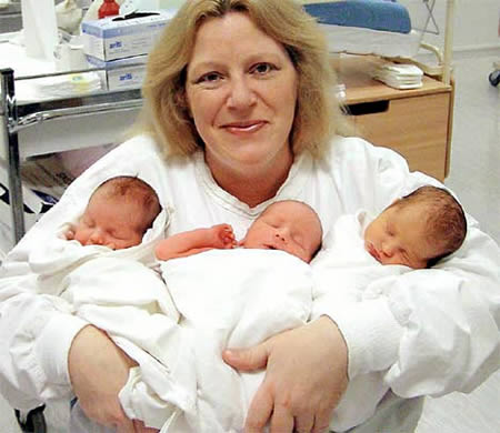 Most prolific surrogate mother, had 12 babies in 13 years.