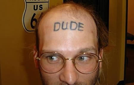 Most Stupid Forehead Tattoos