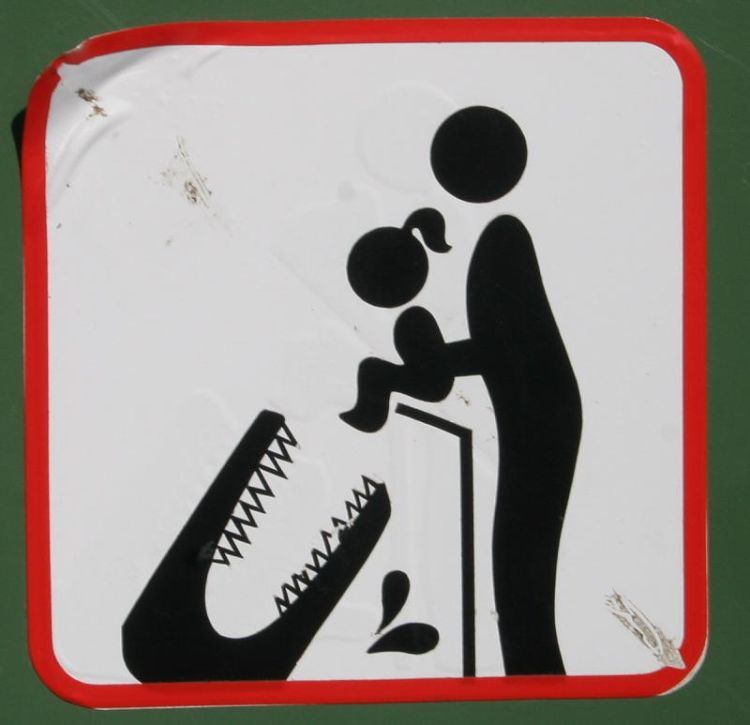 DO NOT FEED YOUR CHILDREN TO THE CROCS!