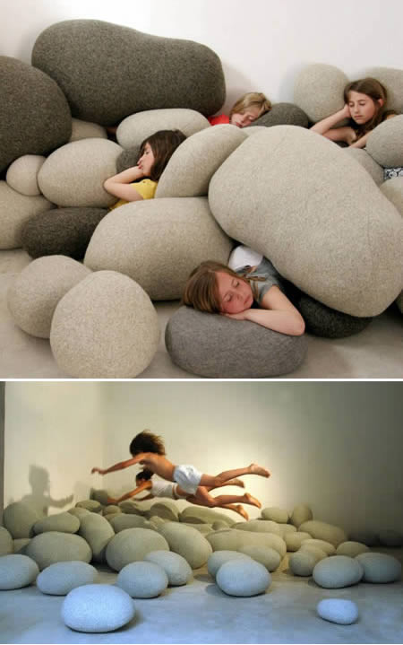 Rock Pillows, those look sweet.