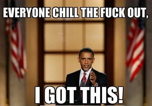 Barack's got it.