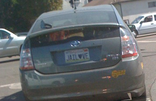 Internet Influenced License Plates