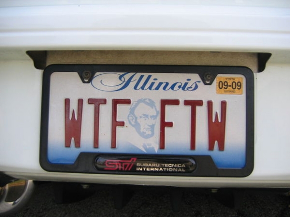 Internet Influenced License Plates