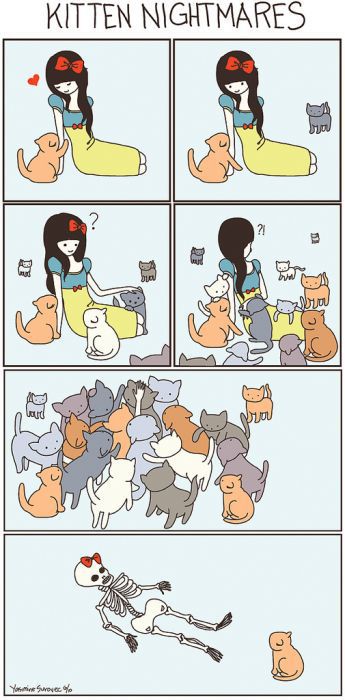 Hilarious Comics with Cats